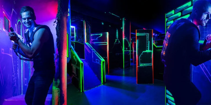 Laser game v centru Prahy až pro 16 hráčů!