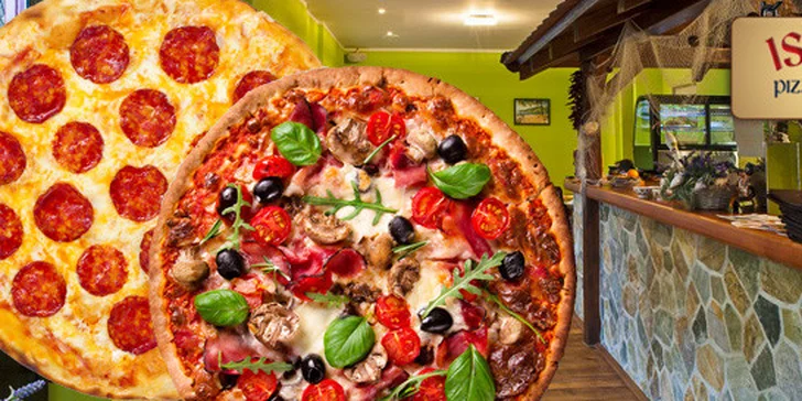 Dvě vynikající pizzy z nejlepších ingrediencí