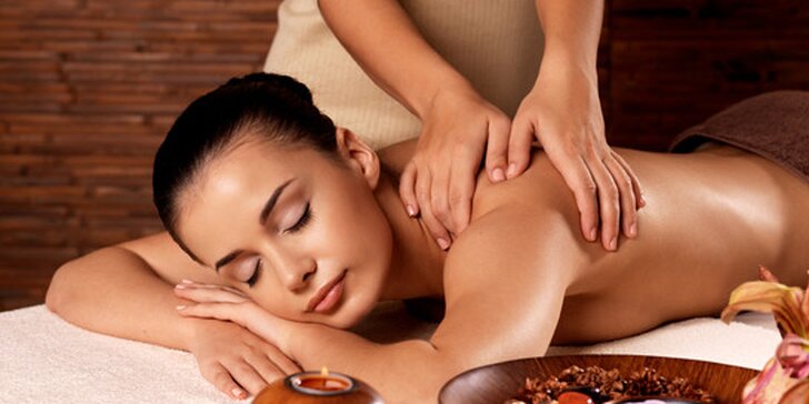 Relaxační masáž zad a šíje 60 minut vhodné i pro těhotné ženy