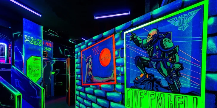 Laser game v centru Prahy až pro 16 hráčů!