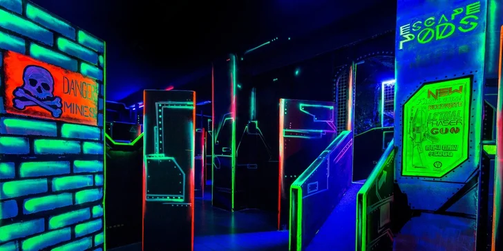 Laser game v centru Prahy až pro 16 hráčů!