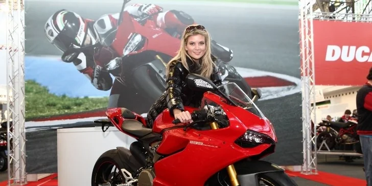 2 vstupenky na tradiční veletrh Motocykl