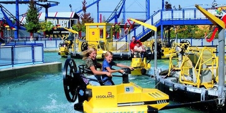Celodenní dovádění v Legolandu: doprava a vstup do parku i na atrakce