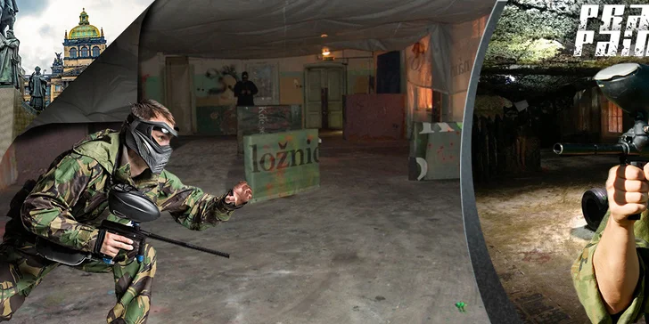 Paintballový zážitek na Václavském náměstí
