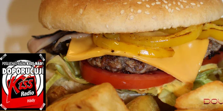 Dva maxi burgery z oceňovaného Double Pubu