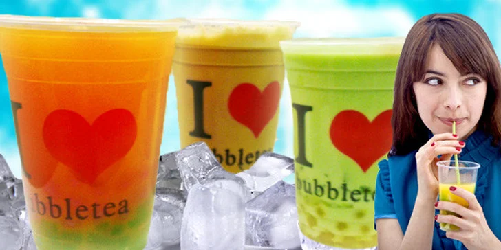 Lahodný nápoj bubble tea (700 ml) plný chuti