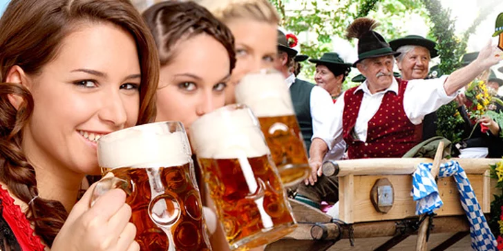Celodenní zájezd na Oktoberfest 2012. Doprava tam i zpět, 1/2 pečeného kuřete, dva tupláky piva, sezení ve stanu s hudbou i český delegát!