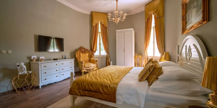 Ubytujete se v jednom ze čtyř unikátních apartmánů.