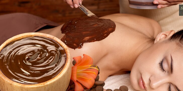 60minutová masáž, peeling a zábal z pravé čokolády