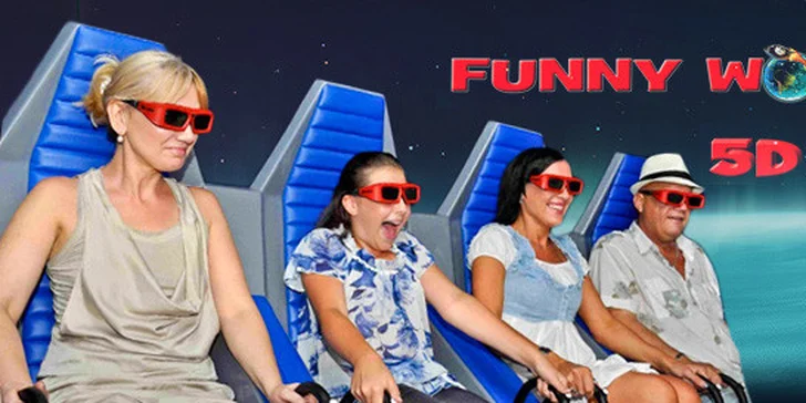 3 vstupenky do 5D kina – zábava a adrenalin