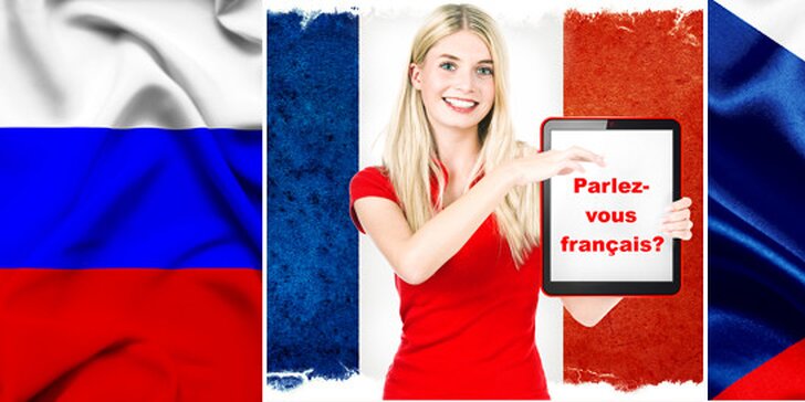 Francouzština, Základy ruštiny nebo Čeština pro cizince - individuální kurz jen Vy a lektor