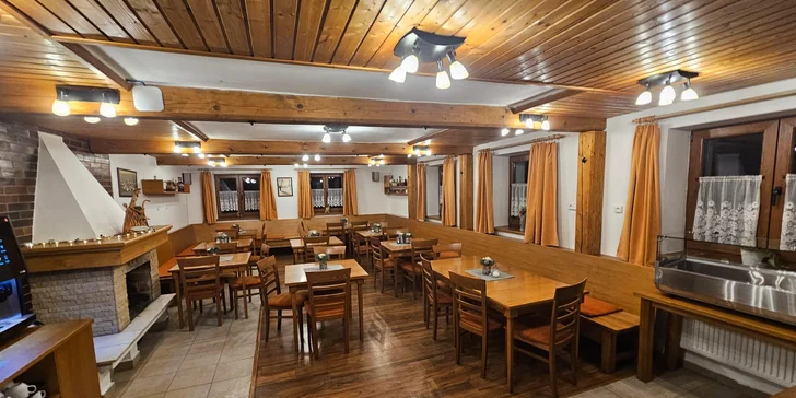 Pokud si zvolíte pobyt s polopenzí, čeká vás ještě dvouchodová servírovaná večeře.