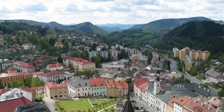 Úžasný relax v Kremnici. Pro 2 děti do 15 let zdarma