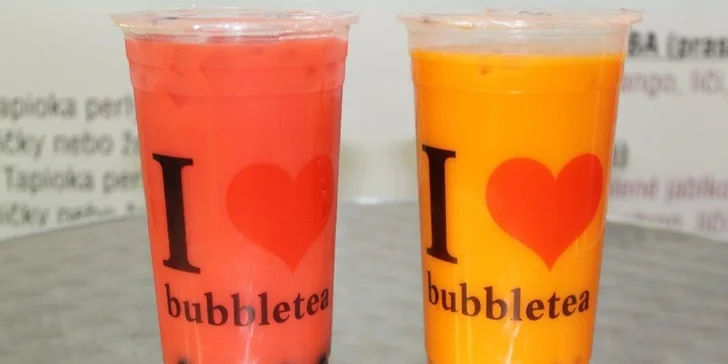1 l nápoje Bubble Tea Double v Bubble tea Elephant