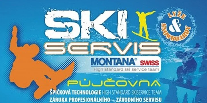 „Velký servis lyží“ od servisního střediska Montana swiss