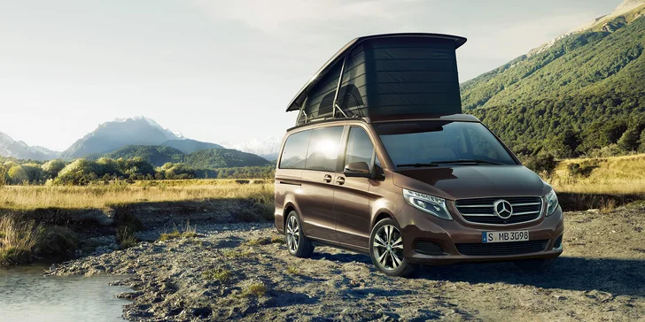 Voucher na 3000 až 20 000 Kč na pronájem obytného vozu Mercedes-Benz