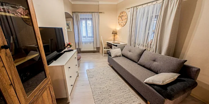 Apartmán č. 1 v přízemí s kuchyní