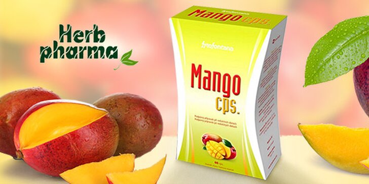Mango kapsle pro podporu redukčních diet