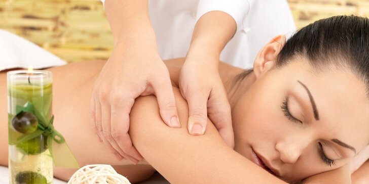 Relaxační masáž zad a šíje 60 minut vhodné i pro těhotné ženy