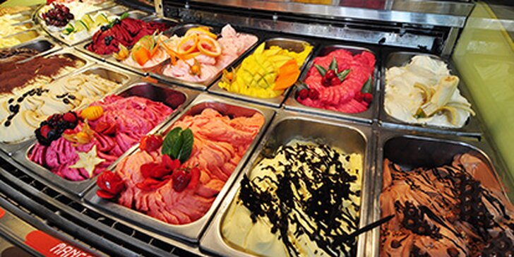 1 kg nebo pár kopečků prvotřídní italské zmrzliny