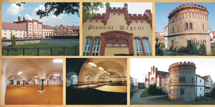 Rozšířená degustace v pivovaru Regent Třeboň vč. prohlídky pro 4 osoby