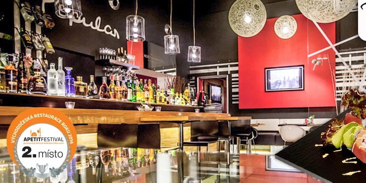 Velkolepé sushi menu pro dva na břehu Labe