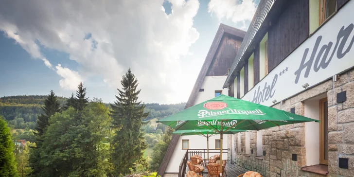 Pohodová dovolená pro dva s polopenzí v luxusním Pytloun hotelu**** Harrachov