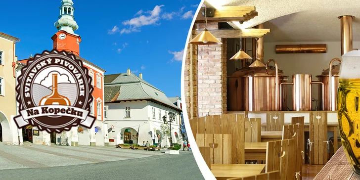 Vepřové koleno, degustace piv i možnost prohlídky pivovaru