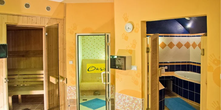 Vstup pro dva do privátní sauny Oasis City