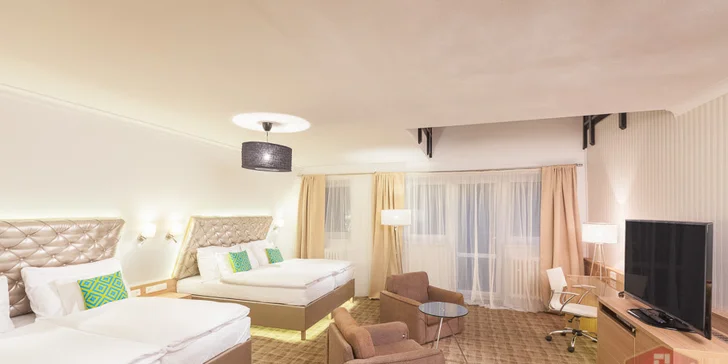 Pohodová dovolená pro dva s polopenzí v luxusním Pytloun hotelu**** Harrachov