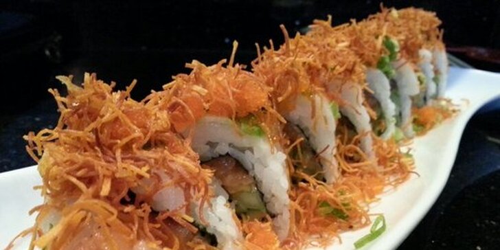 Tři bohatá sushi menu v restauraci Sushi Califonia