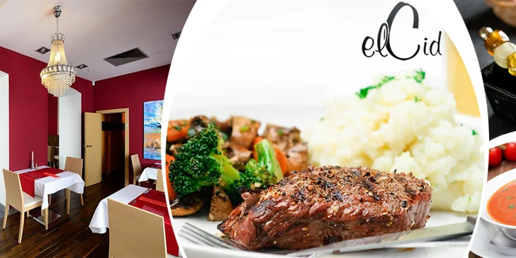Skvělé 3chodové menu v El Cid La Provence pro dva