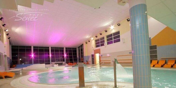 Wellness, aquapark a sport v hotelu Senec**** na Slunečných jezerech