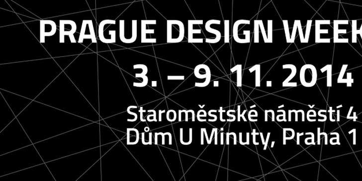 Vstupné na přehlídku designu Prague Design Week