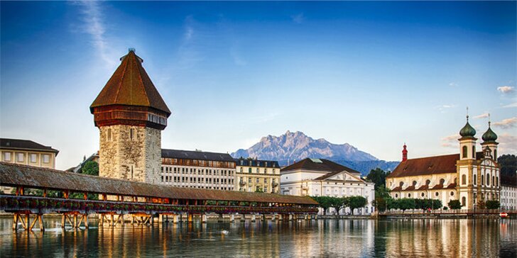 Švýcarské dobrodružství: Procházka po visutém mostě a historickým Luzernem