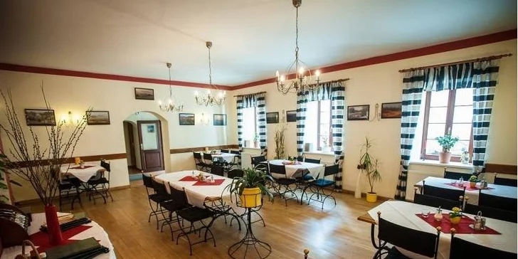 Ubytování pro 2 s polopenzí v 4* hotelu v Třeboni