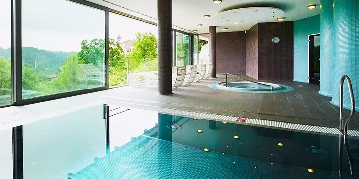 Ve wellness si kromě všeho užijete i krásný výhled.