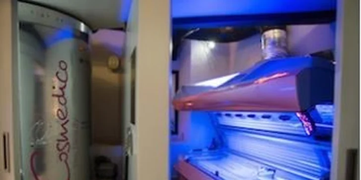 Půlroční permanentka do solária s kreditem 1100 Kč