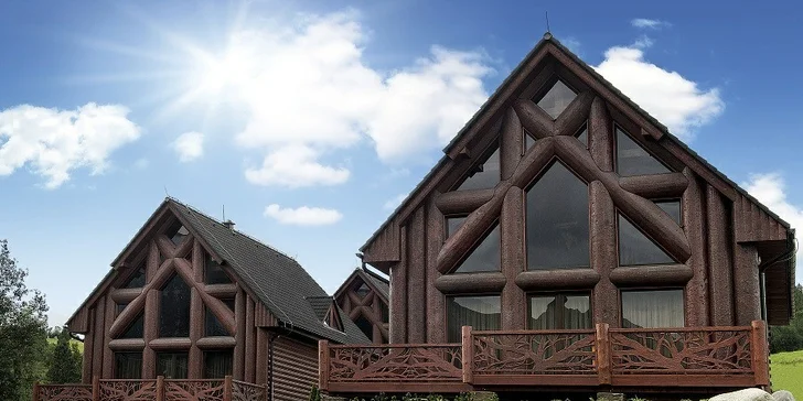 Pronájem luxusních chaty až pro 4 dospělé a 4 děti