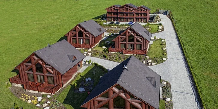 Pronájem luxusních chaty až pro 4 dospělé a 4 děti