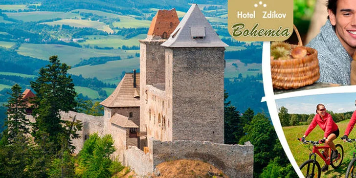 Víkend na Šumavě v Hotelu Bohemia***.