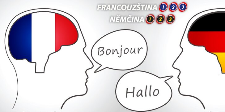 Online kurzy francouzštiny a němčiny až na 2 roky