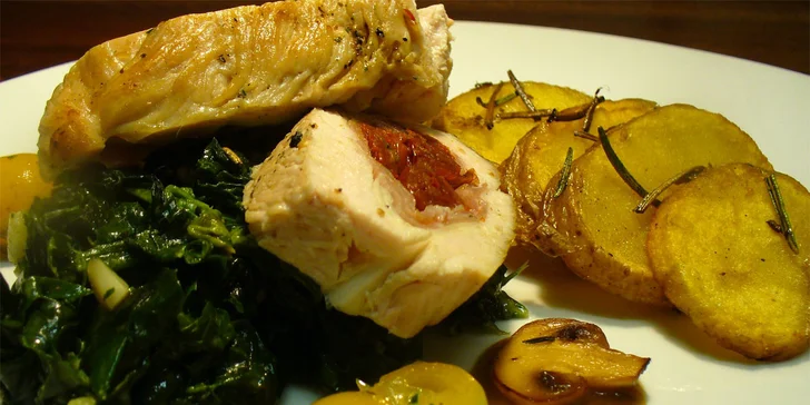 Čtyřchodové menu pro dva v restauraci Zlaté časy