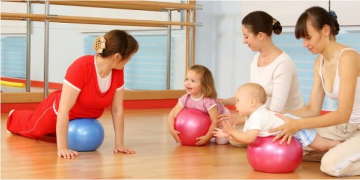 Vstup na 2 lekce cvičení rodičů s dětmi od 4 měsíců do 3,5 let