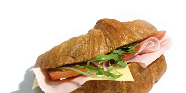 Flaguette nebo croissanty a káva dle výběru