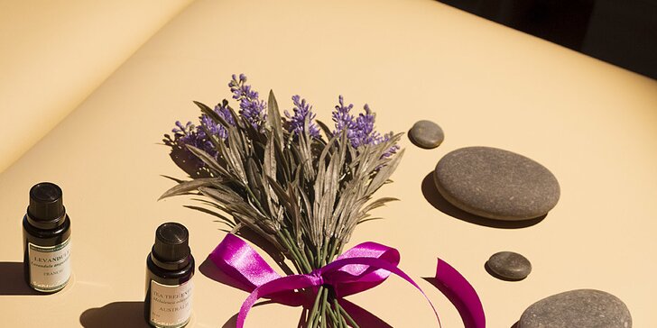 60 minut aromaterapeutické masáže + malý dárek