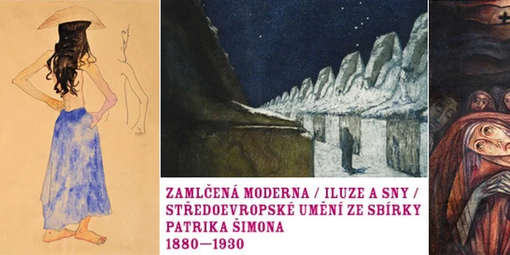 Rodinné vstupné na výstavu Zamlčená moderna/ Iluze a sny. Klimt, Schiele, Váchal, Kupka i další významní výtvarníci v Jihlavě!