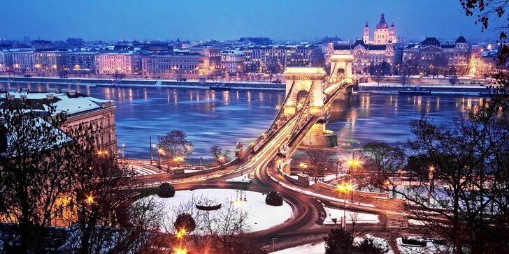 3 noci v předvánoční Budapešti s návštěvou lázní – výběr ze dvou hotelů