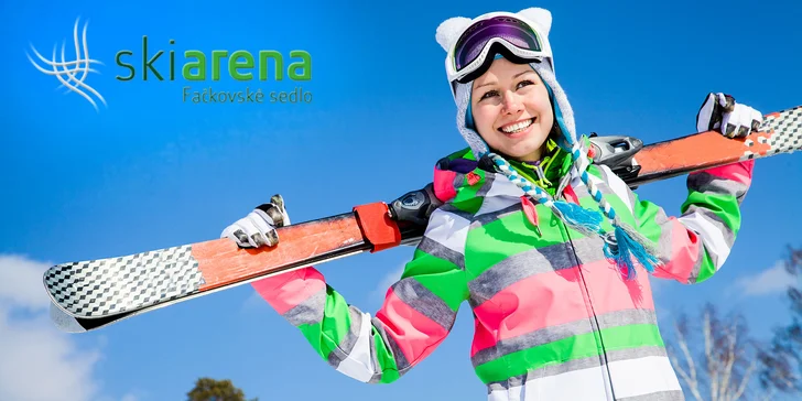 Celodenný alebo večerný skipas do lyžiarskeho strediska SKIARENA Fačkovské sedlo