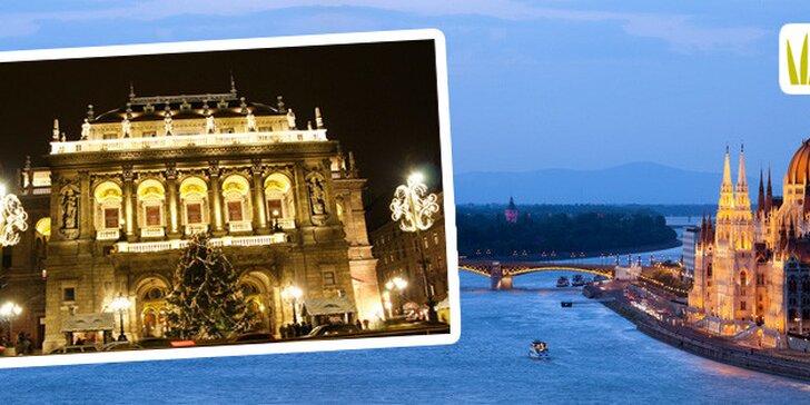 4 dny v předvánoční Budapešti s návštěvou lázní